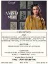 Anasta 5145 By Ganga Cotton Satin Printed Dress Material